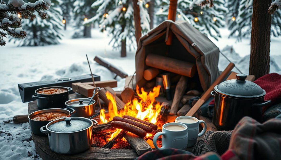 冬天 露營 料理