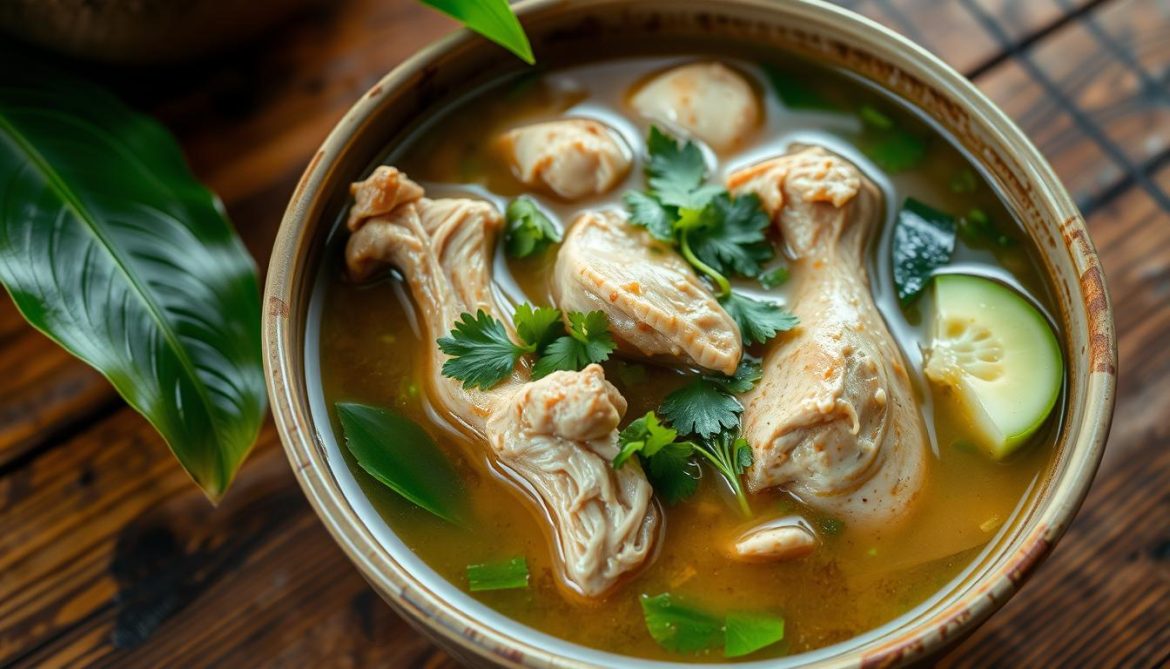 青 木瓜 雞腿 湯