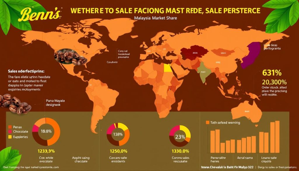 馬來西亞benns巧克力的國際市場佔有率